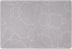 Ubbi Pet Cat Litter Mat, Non-Slip Litter Trapping Mat for Litter Box Area, Easy-Clean Floor Protection, Modern Design, Gray