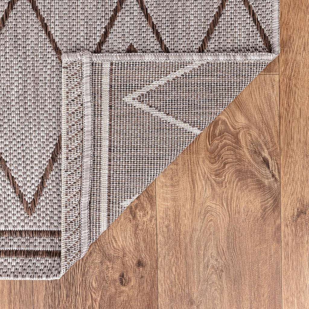 Keen Home Design Terrace Outdoor Area Rug - 4x6 Washable Indoor/Outdoor Rug for Patio, Kitchen, Balcony, Beach, Garden, Deck and Porch, Size: 3'10"x5'7"
