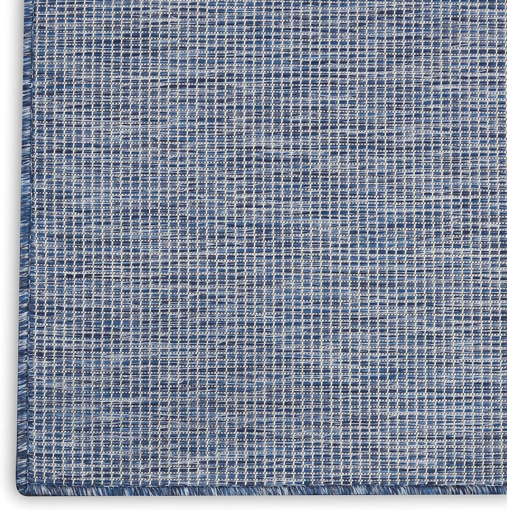 Nourison Positano Indoor/Outdoor Navy Blue 3' x 5' Area Rug, Easy Cleaning, Non Shedding, Bed Room, Living Room, Dining Room, Backyard, Deck, Patio (3x5)