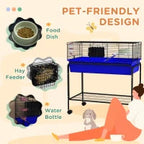 Two-Story Small Animal Cage Removable From Stand