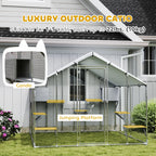 Catio Outdoor Cat Enclosure With Waterproof Cover,Multiple Packages Will Be Shipped,Please Pay Attention To The Dimensions In The Details.